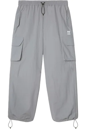 OFF-WHITE Logo-embellished parachute pants