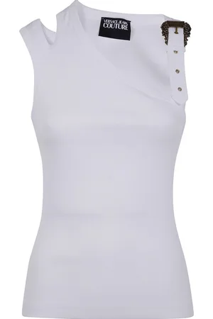 VERSACE Baroque buckle tank top