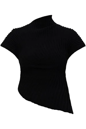 Cult Gaia Ribbed-knit T-shirt