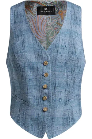 Etro Slub waistcoat
