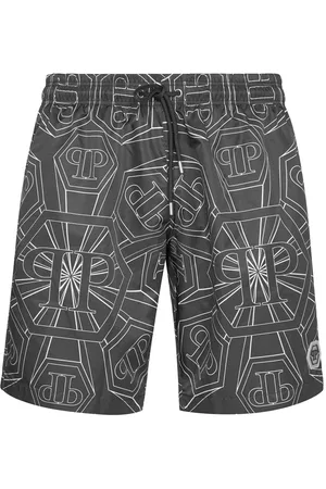 Philipp Plein Monogram swim shorts