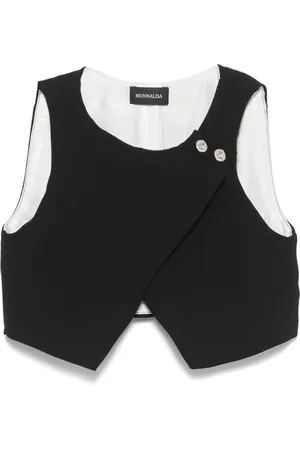 MONNALISA Asymmetric-hem top
