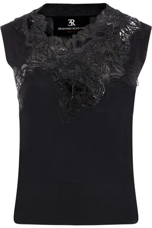 ERMANNO SCERVINO Lace-detailed blouse