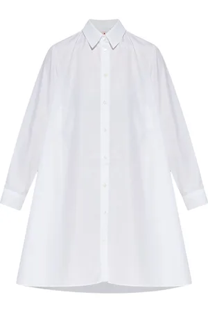 Marni Logo-embroidered shirt dress