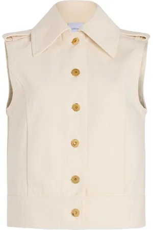 Patou Sleeveless denim jacket