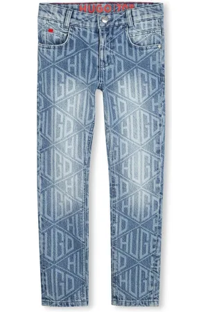 HUGO BOSS Logo-print jeans