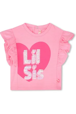 Billieblush Heart-print top