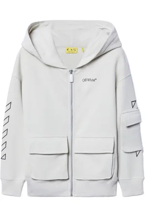 OFF-WHITE Bookish zip-up hoodie