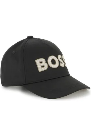 HUGO BOSS Logo-embroidered curved-peak cap