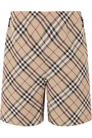 Burberry Check twill shorts