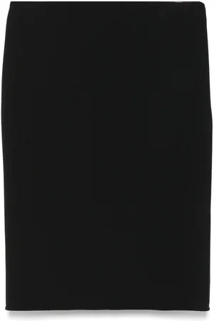 Nº21 Twill-weave midi skirt