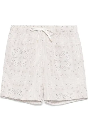 ELEVENTY Bandana-print swim shorts