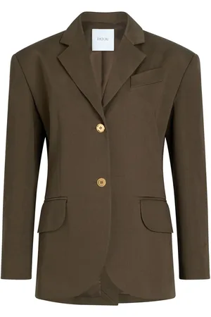 Patou Belted gabardine jacket