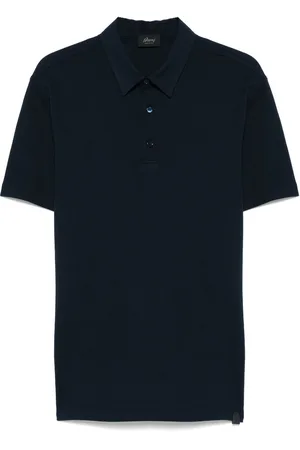 BRIONI Piqu?? cotton polo shirt