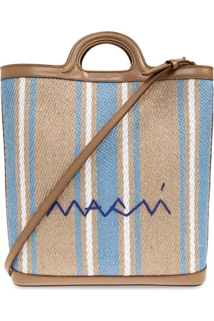 Marni Striped tote bag