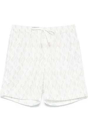 ELEVENTY Graphic-print swim shorts