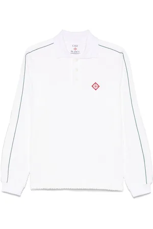 Casablanca Monogram-pattern polo shirt