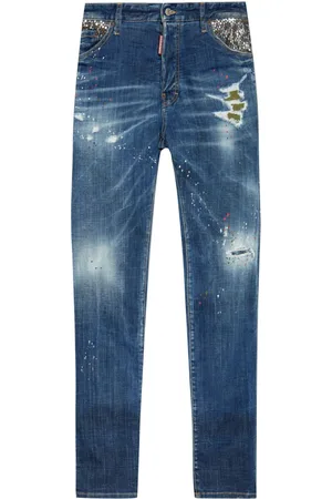 Dsquared2 Distressed straight jeans