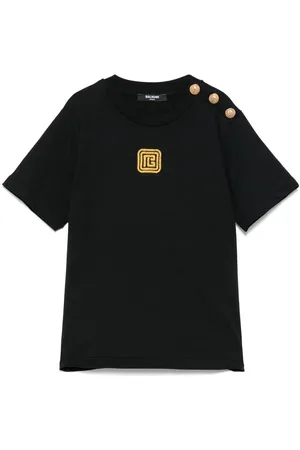 Balmain Logo-embroidered T-shirt