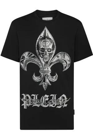 Philipp Plein Chrome-print round-neck T-shirt
