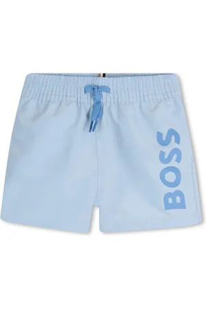 HUGO BOSS Logo-print swim shorts