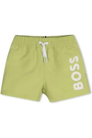HUGO BOSS Logo-print swim shorts