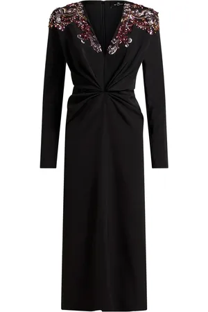 Etro Embroidered silk dress