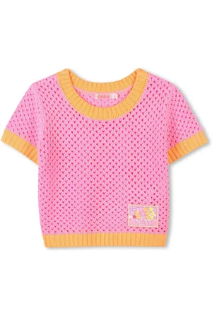 Billieblush Open-knit T-shirt