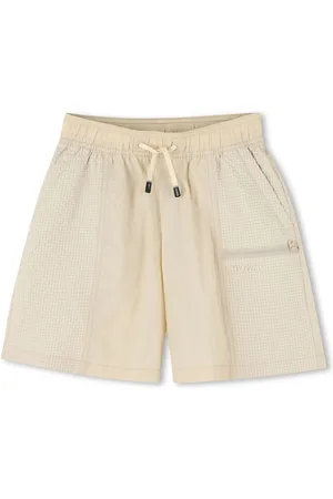 HUGO BOSS Logo-embroidered shorts