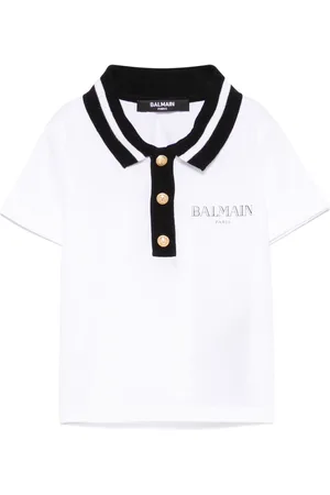 Balmain Logo-print polo top