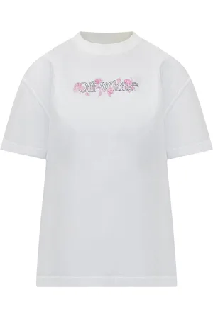 OFF-WHITE Bookish Roses-print T-shirt
