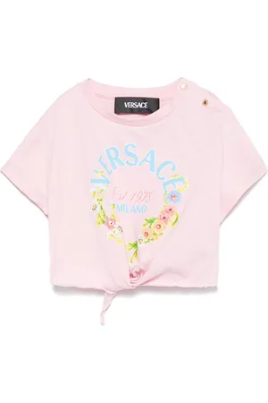 VERSACE Logo-print T-shirt