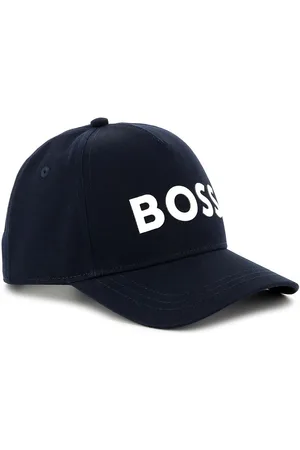 HUGO BOSS Logo-patch cotton baseball cap