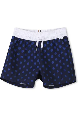 HUGO BOSS Logo-print swim shorts