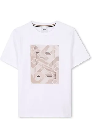 HUGO BOSS Illustration print cotton T-shirt