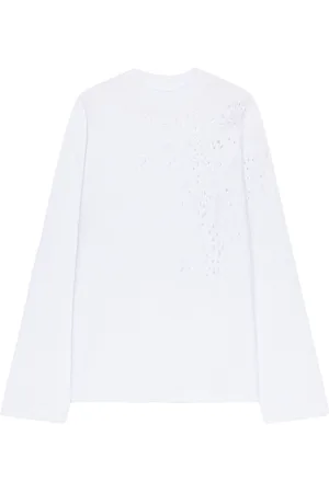 DRIES VAN NOTEN Broderie-anglaise T-shirt