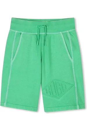 HUGO BOSS Embroidered-logo shorts