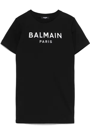 Balmain Logo-appliqu?? dress