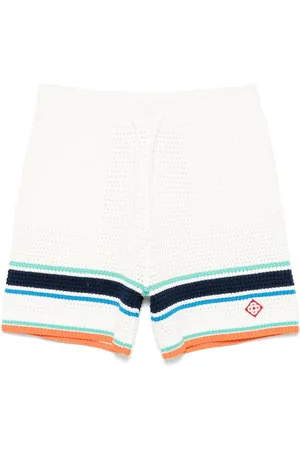 Casablanca Crochet tennis shorts
