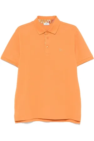 Etro Piqu??-weave polo shirt