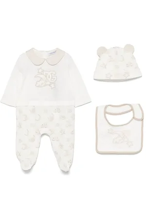 Dolce & Gabbana Logo-patch babygrow set