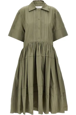 Jil Sander Pleated shirt dress