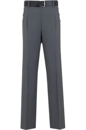 Moschino Pressed-crease trousers