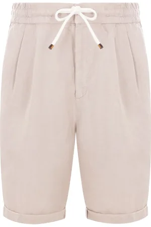 Brunello Cucinelli Linen track shorts
