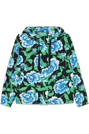 Kenzo Peonies-print windbreaker