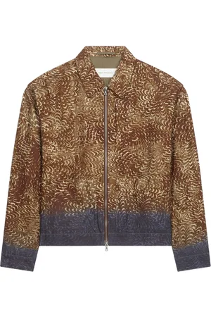 DRIES VAN NOTEN Graphic-print bomber jacket
