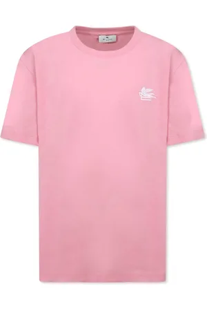 Etro Logo-embroidered cotton t-shirt