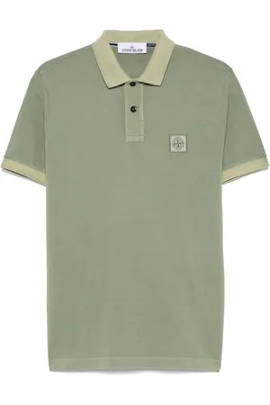 Stone Island Compass-patch polo shirt