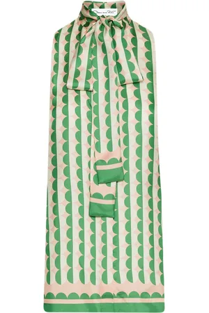 Oscar de la Renta Geometric-print blouse