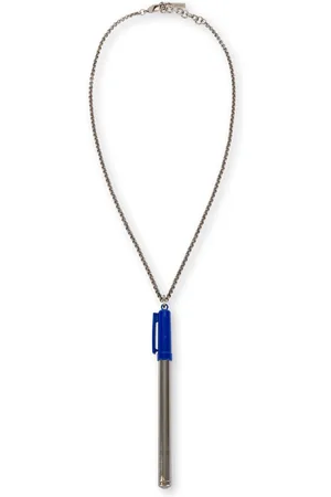Moschino Pen-pendant chain necklace